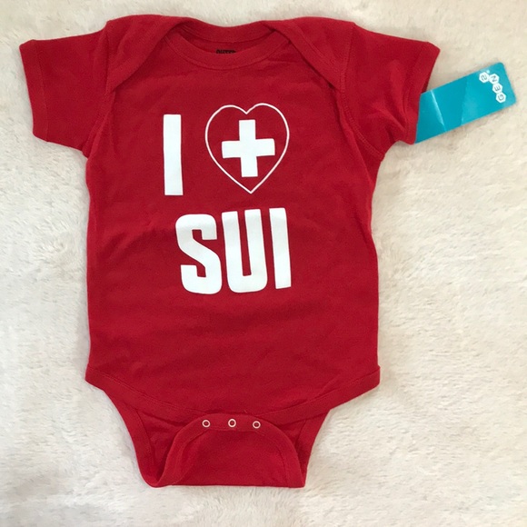 3/$15💥 Gen2 (Switzerland) Onesie - Picture 1 of 5